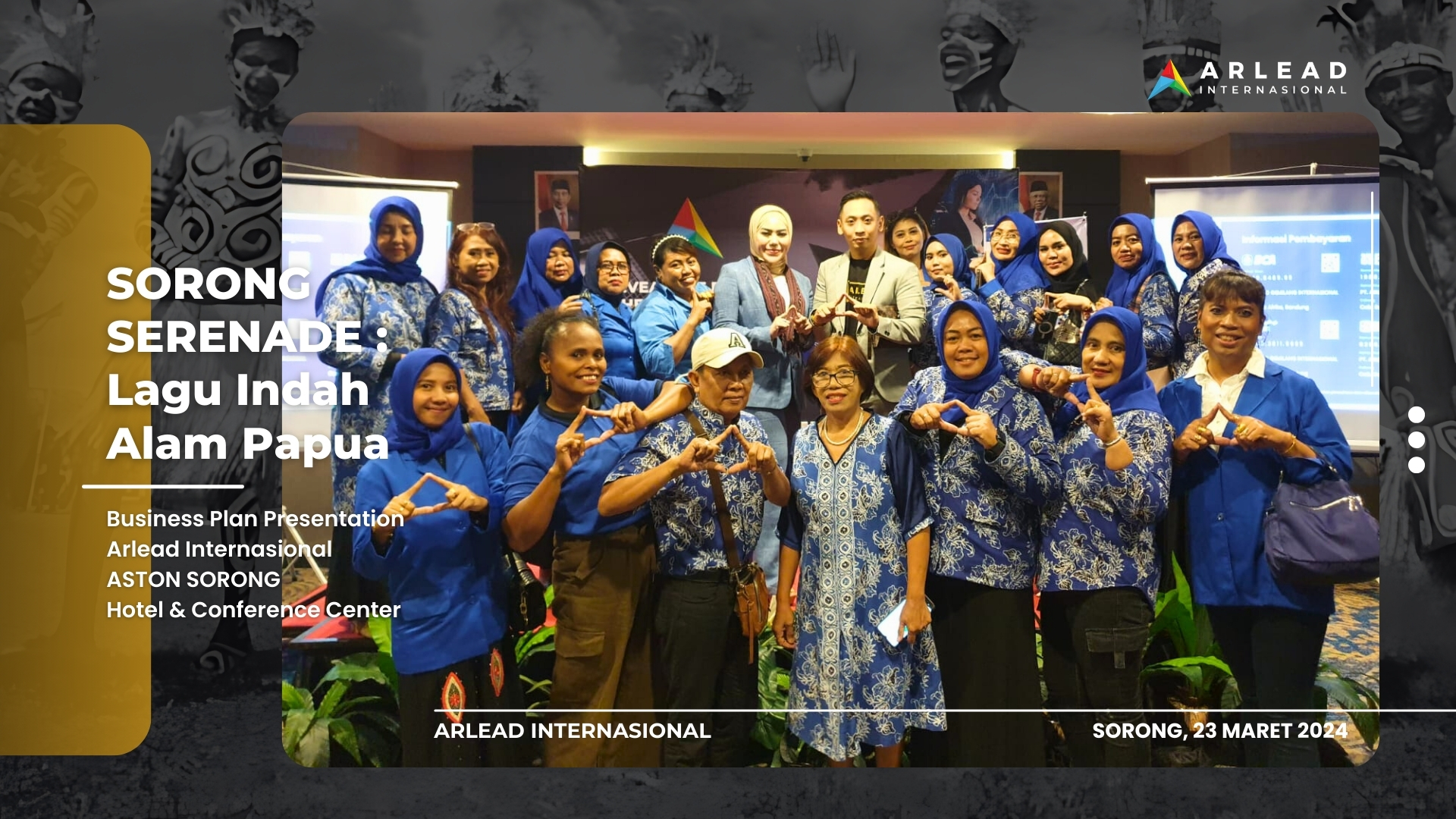 Soft Launching Arlead Internasional : Sukses dan Meriah di Kota Sorong