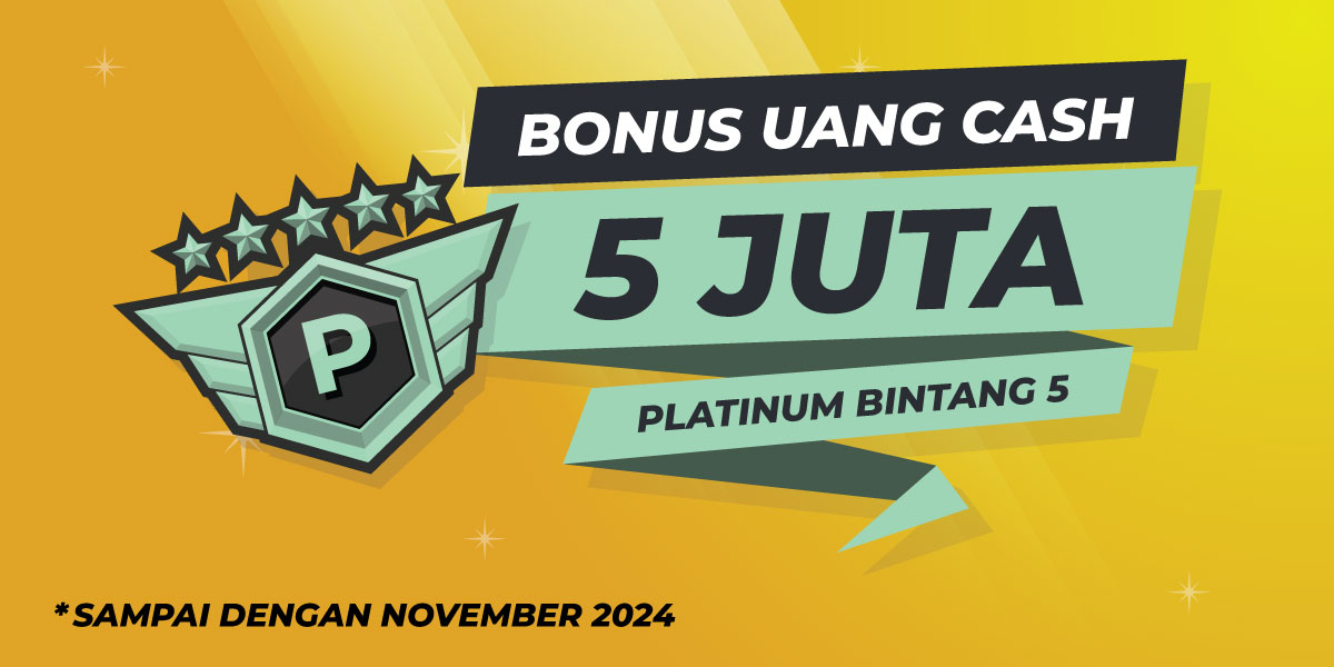 Bonus Uang Cash 5 Juta Rupiah