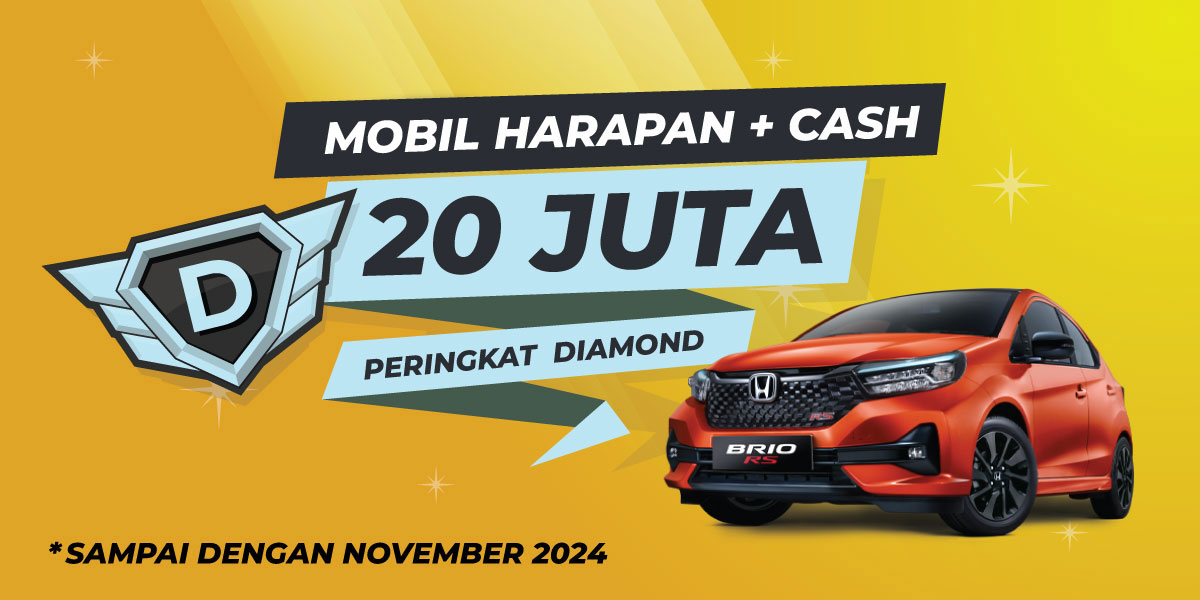 Bonus Mobil Harapan + Uang Cash 20 Juta